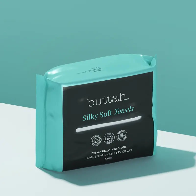 Silky Biodegradable Face Towels | Extra Thick Soft | Sensitive Skin Trave